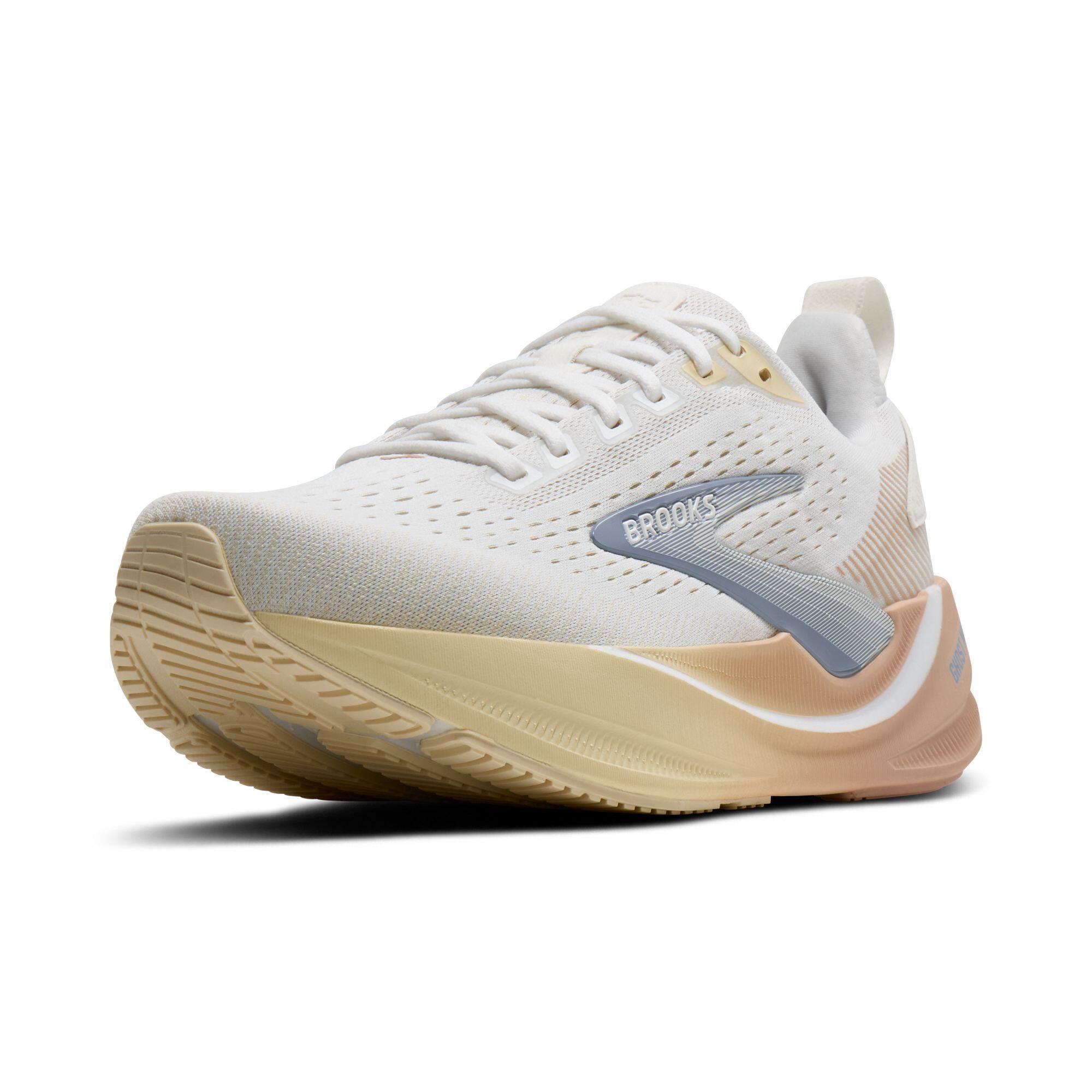 Zapatillas de running Mujer Ghost Max 4 blanco rosa beige 4/5