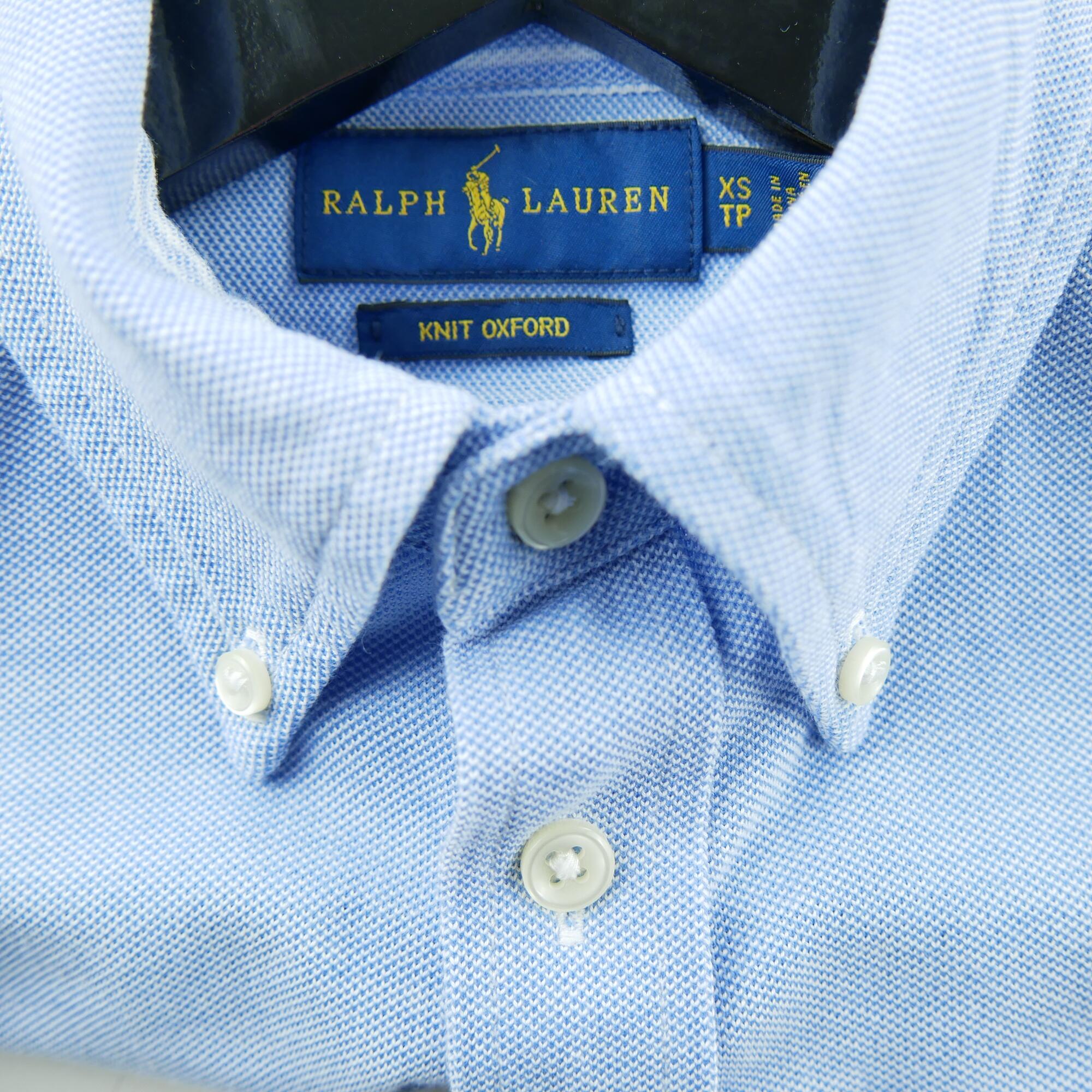 Second life - Koszula damska Polo Ralph Lauren jednolita niebieska - Jak nowy 7/7