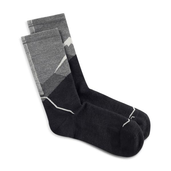 Chaussettes Buff Mid LW Merino Noir 5/5