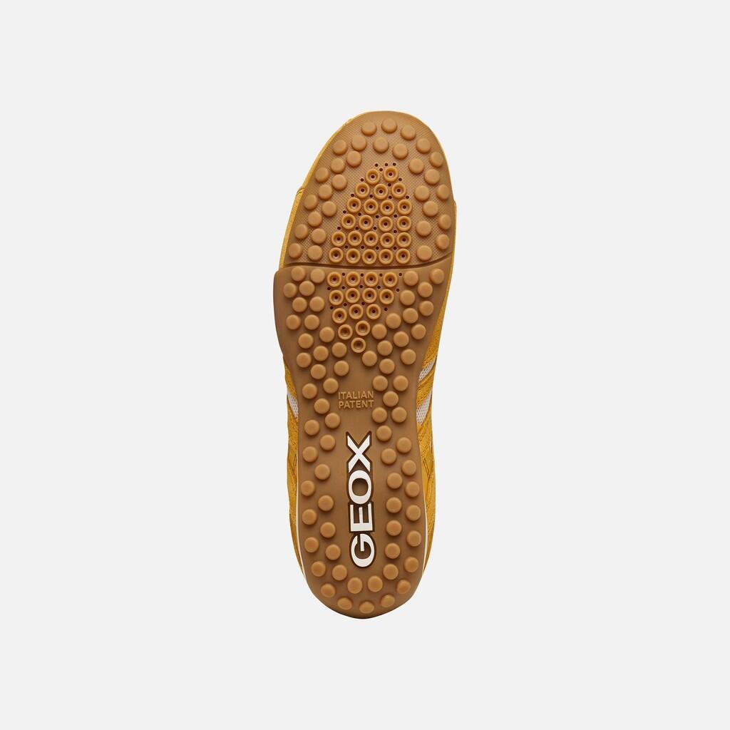 Baskets Femme D SNAKE ORIGINAL Jaune/Blanc Cassé 7/7