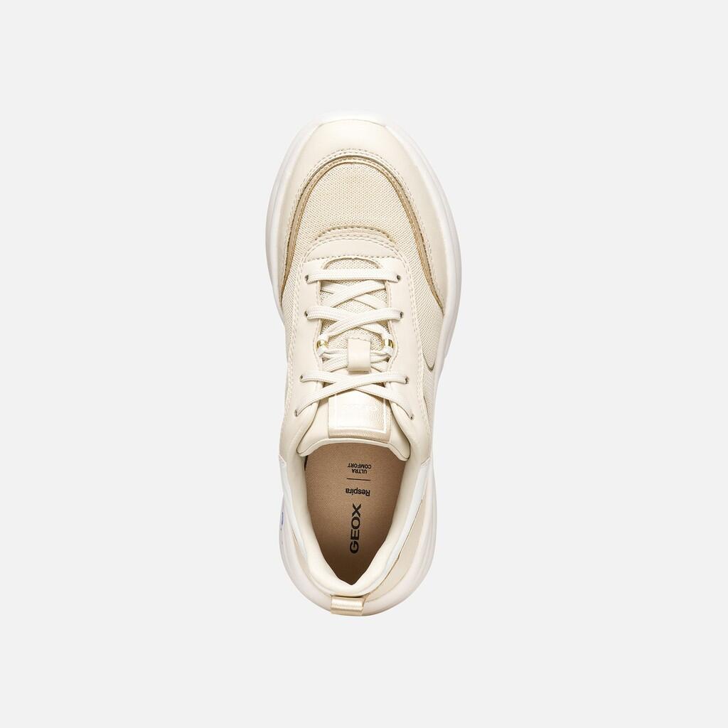 Baskets Femme XTORS WOMAN Blanc Cassé/Or Clair 7/7