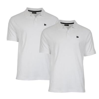 2-pack donnay heren polo pique shirt noah van 100% katoen
