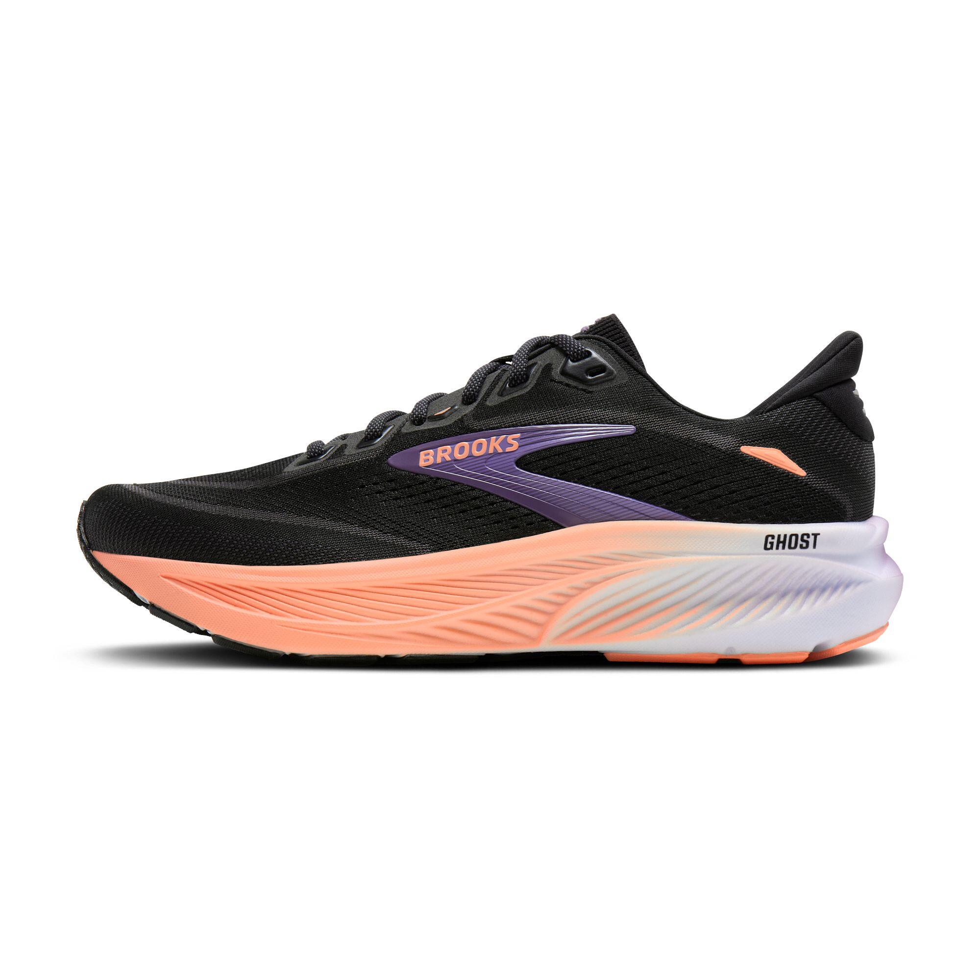 Zapatillas de running Mujer Ghost 18 negro melocotón morado 3/5