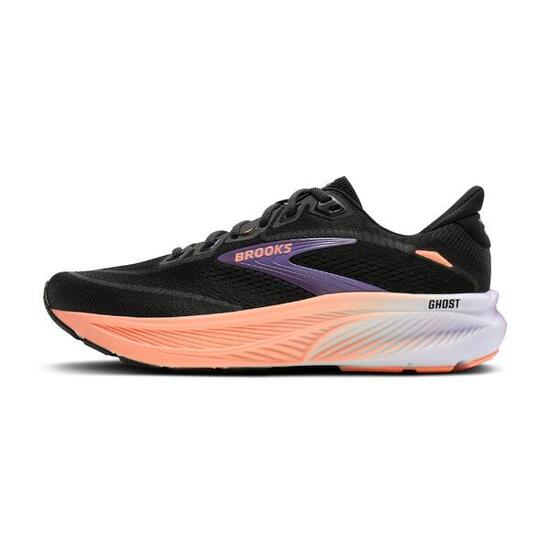 Scarpe running Donna Ghost 18 bianco grigio pesca