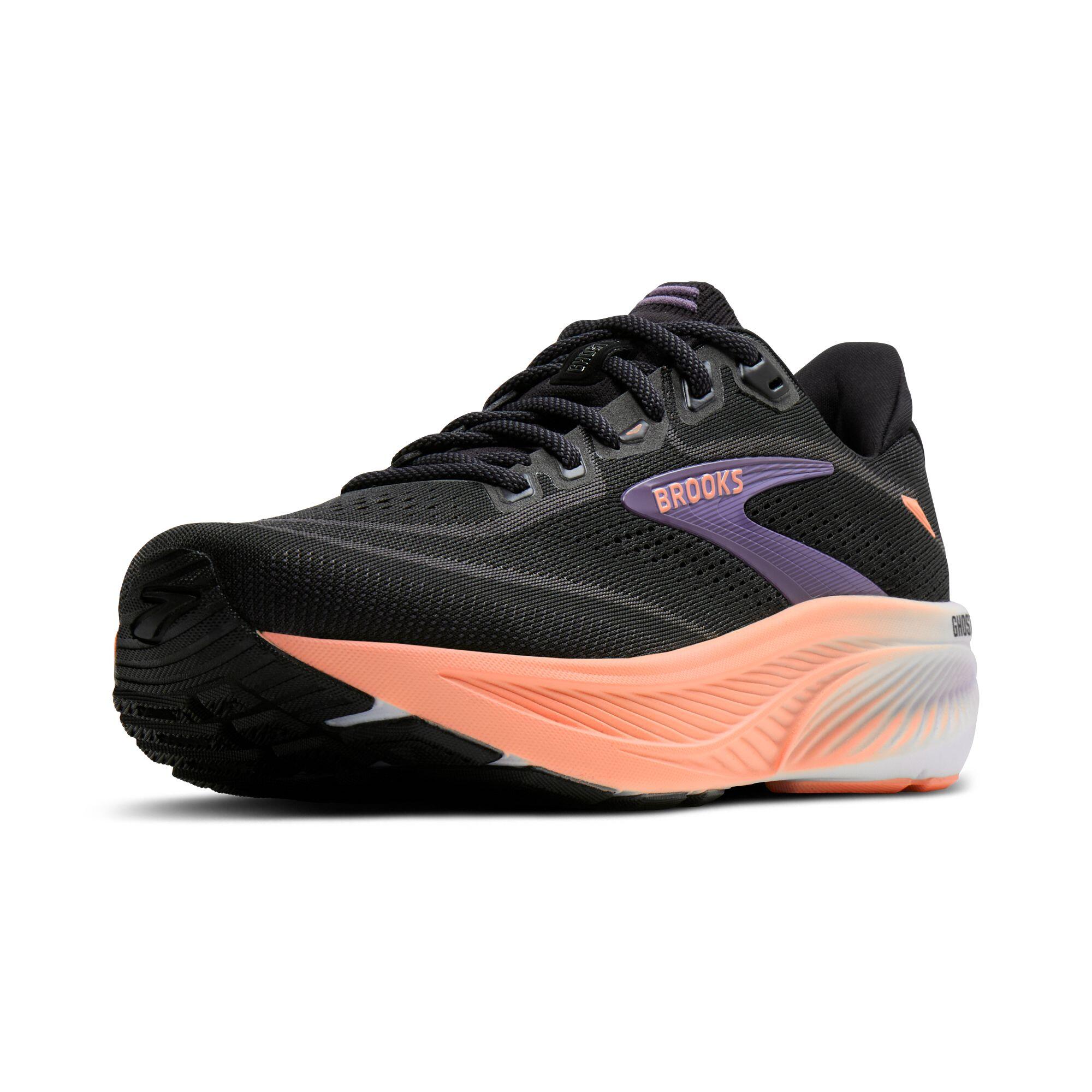 Zapatillas de running Mujer Ghost 18 negro melocotón morado 4/5