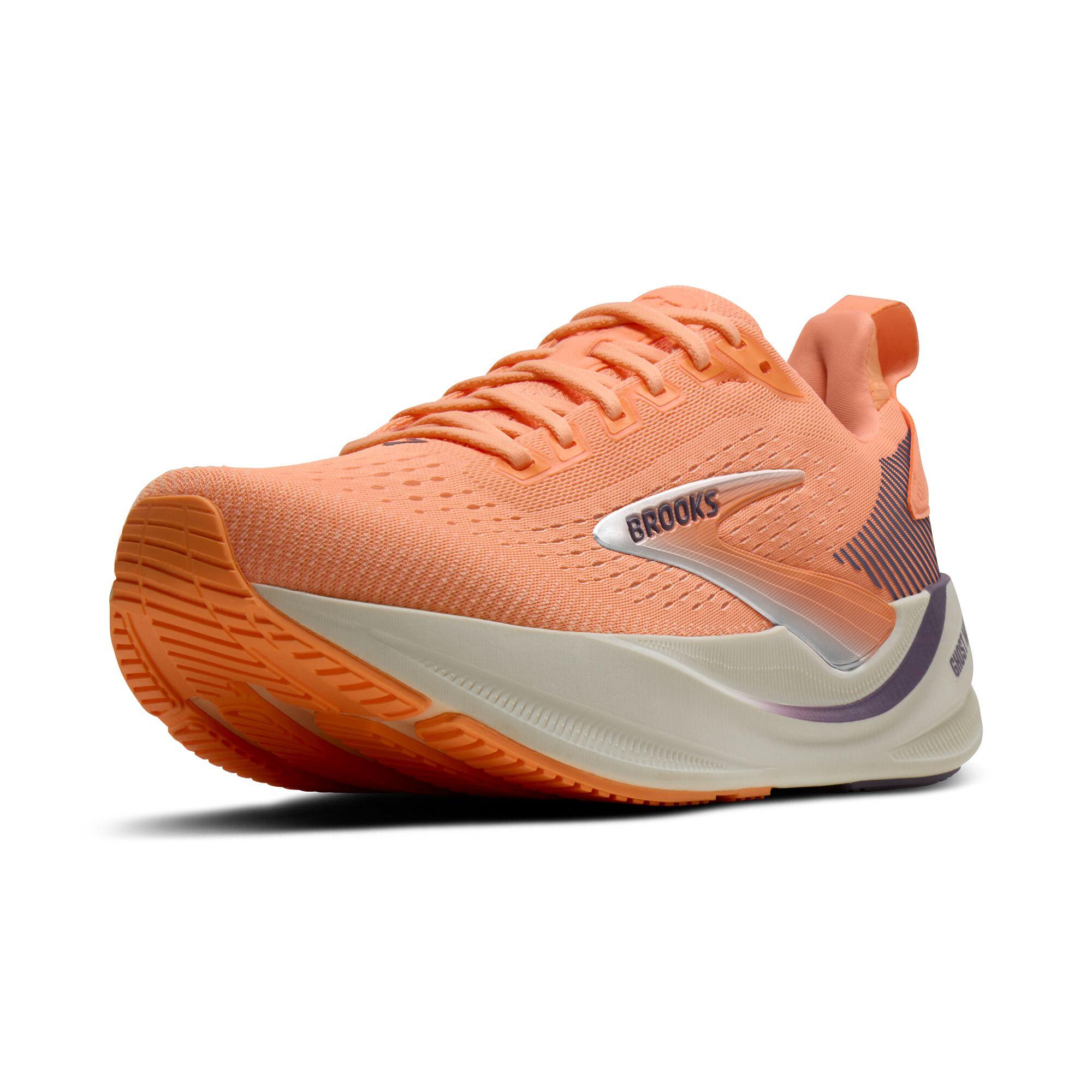 Chaussure de running Femme Ghost Max 4 orange blanc violet 2/5