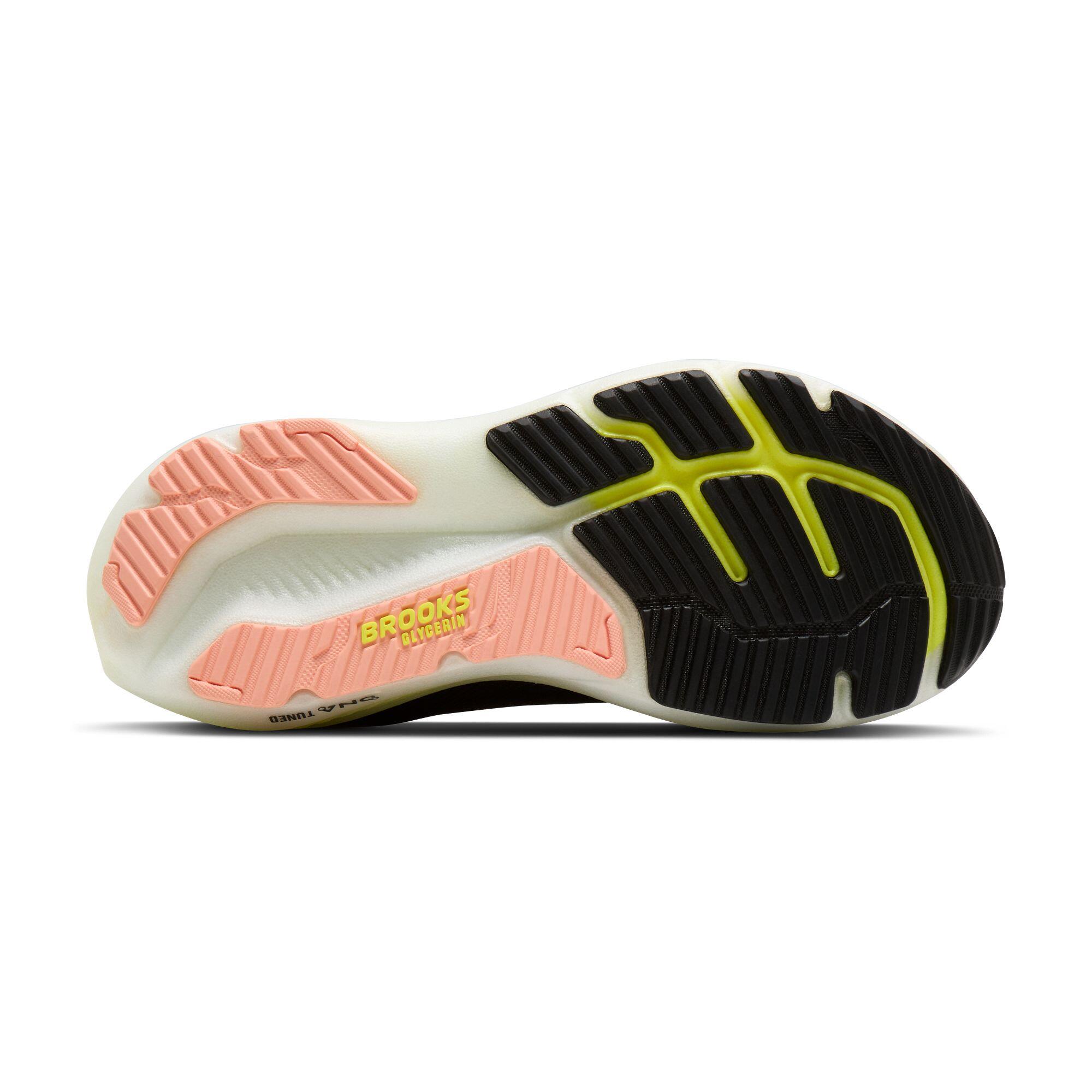 Zapatillas de running Mujer Glycerin 23 negro melocotón amarillo 5/5