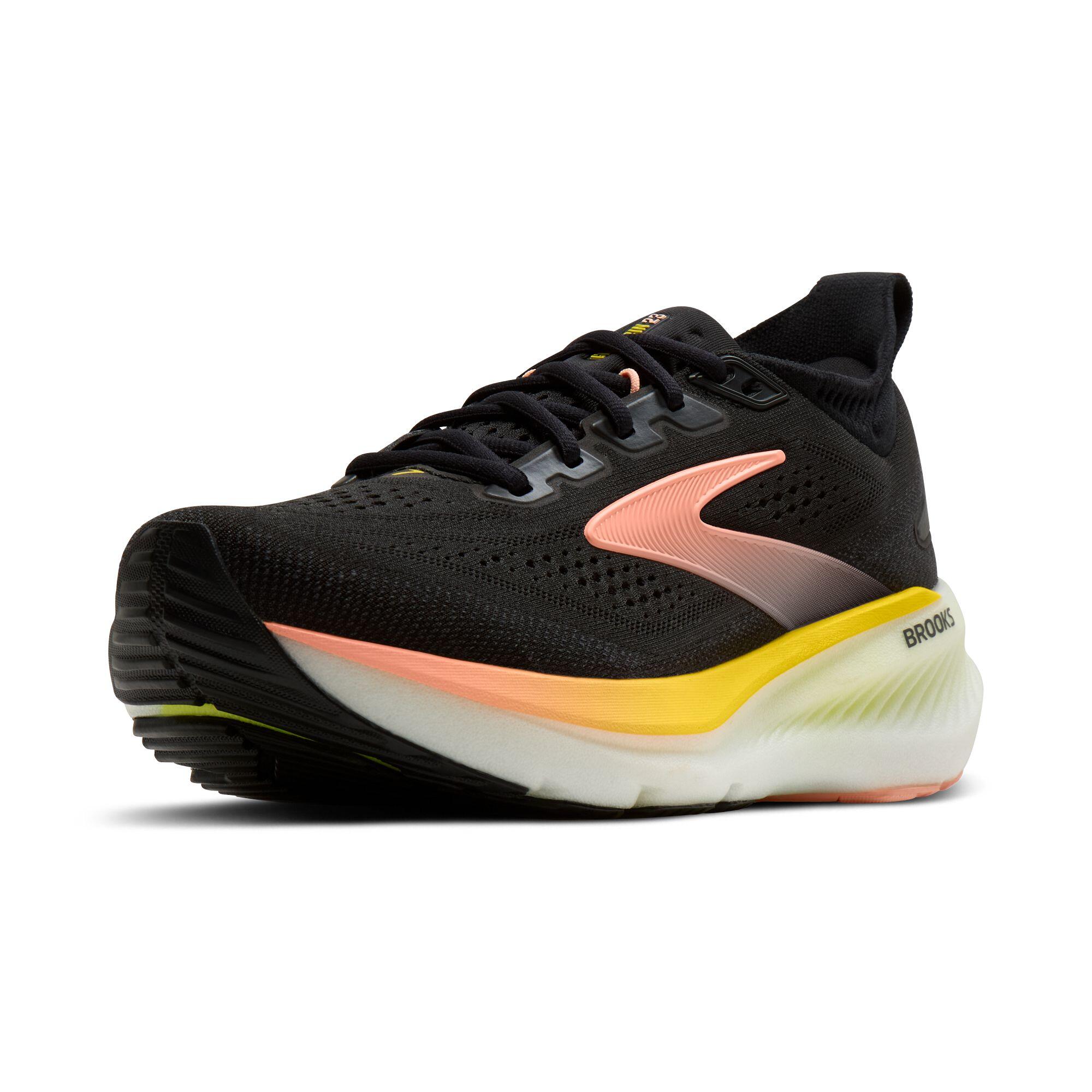 Zapatillas de running Mujer Glycerin 23 negro melocotón amarillo 4/5