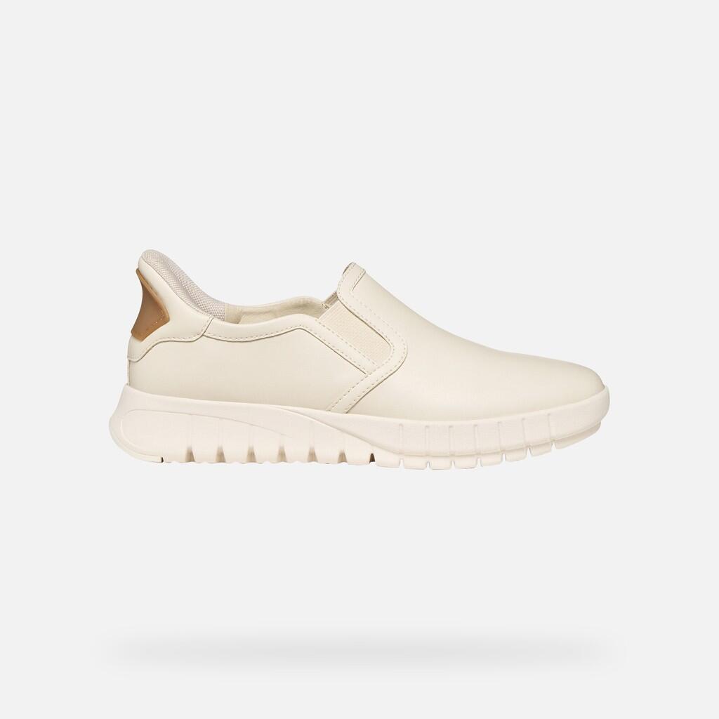Baskets Femme D FLEXTRIDE PLUS Blanc Cassé 2/7
