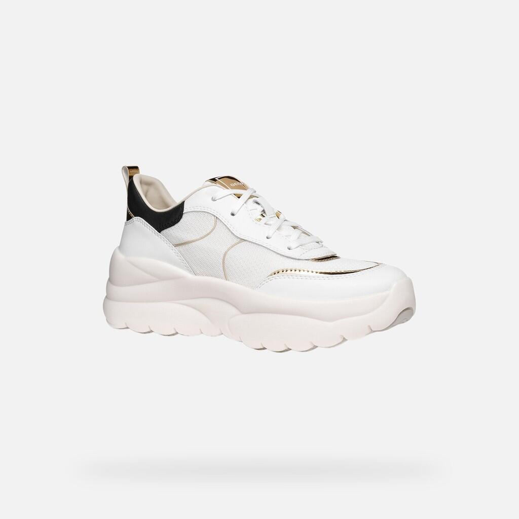 Baskets Femme XTORS WOMAN Blanc/Or Clair 3/7