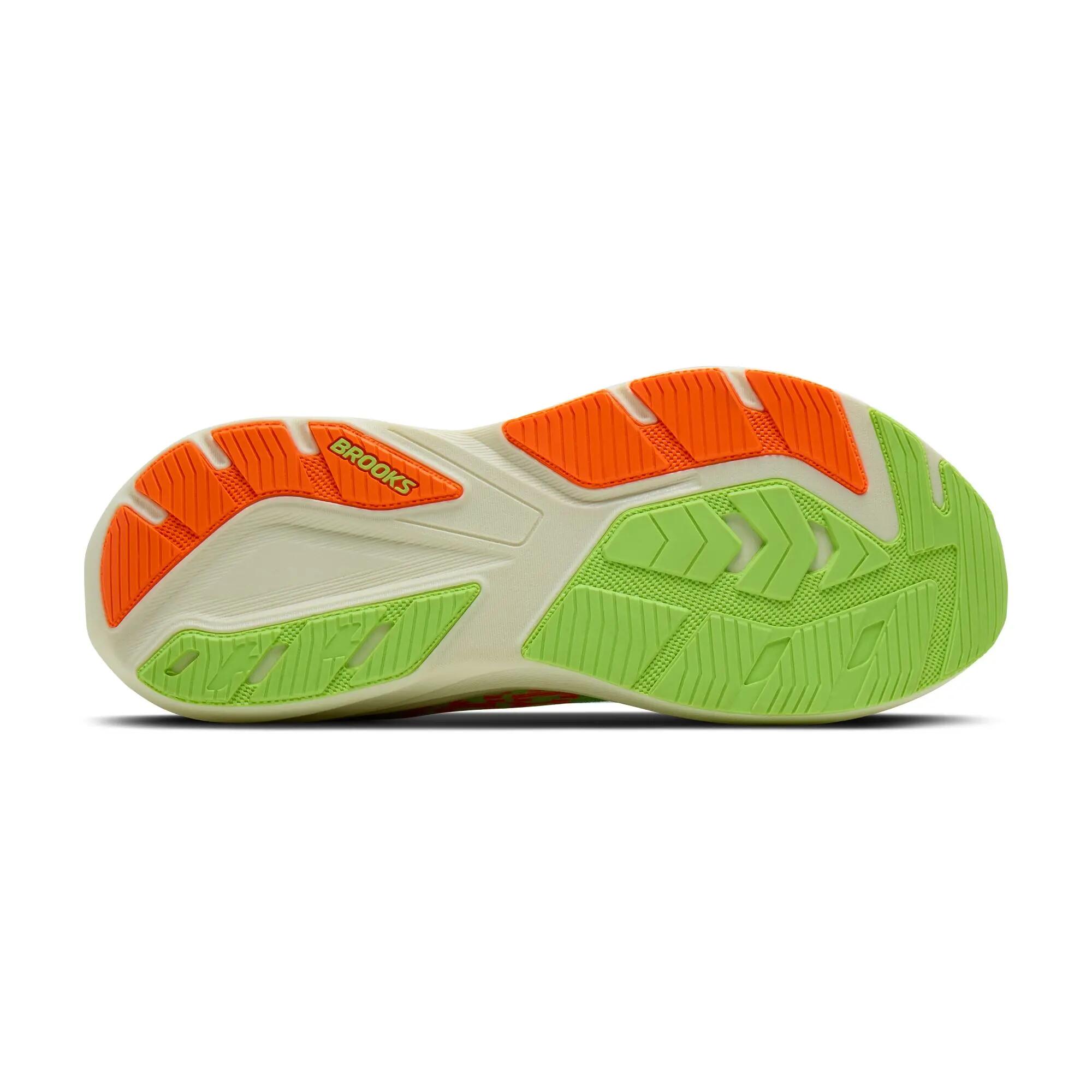 Sapatilhas de Corrida Homem Ghost Amp verde laranja branco 5/5