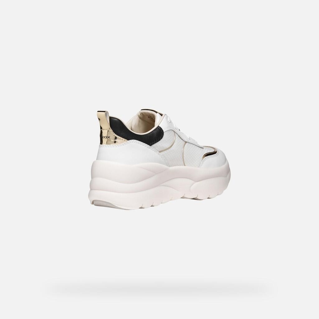 Baskets Femme XTORS WOMAN Blanc/Or Clair 5/7