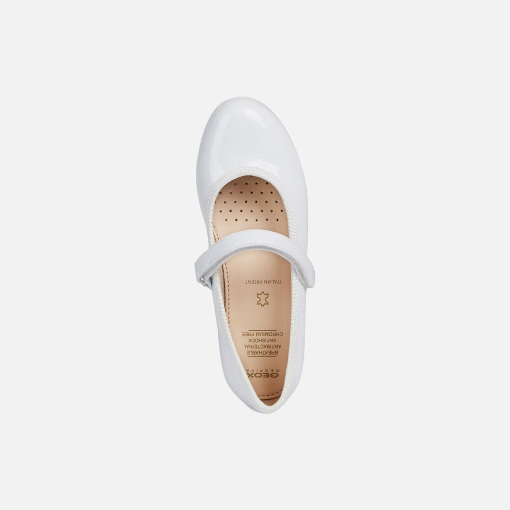 Ballerines Fille PLIE GIRL Blanc 6/7