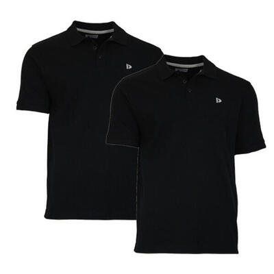 2-pack donnay heren polo pique shirt noah van 100% katoen