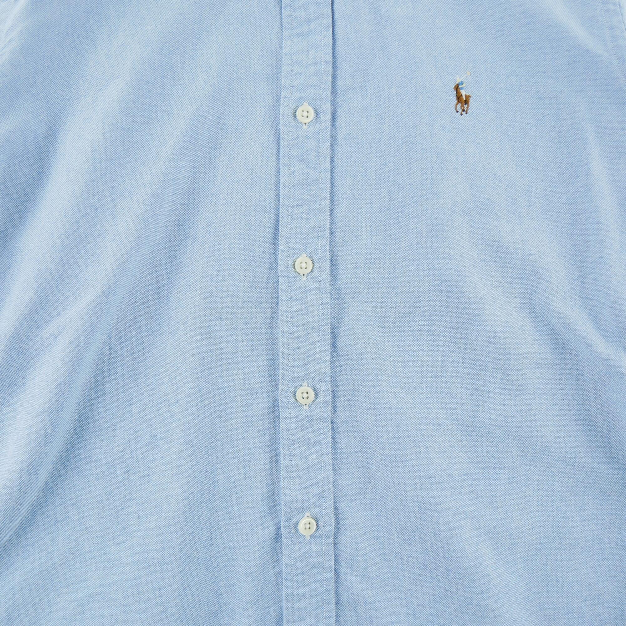 Seconde vie - Chemise classique Femme uni Bleu - Excellent 4/6