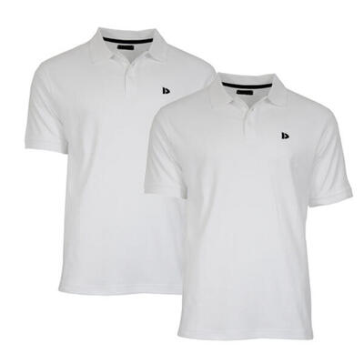 2-pack donnay heren polo pique shirt noah van 100% katoen