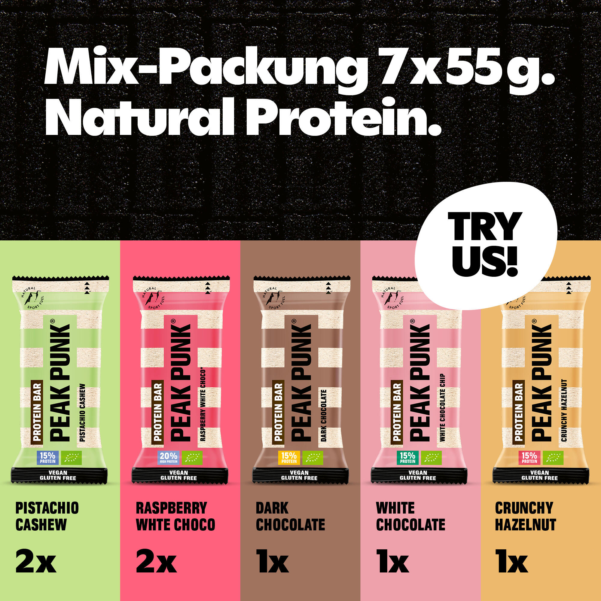 Protein bar trial box (7 bars) 2/7