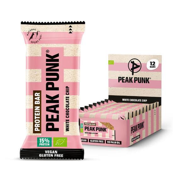Barre proteinee bio pepites chocolat blanc 55 g