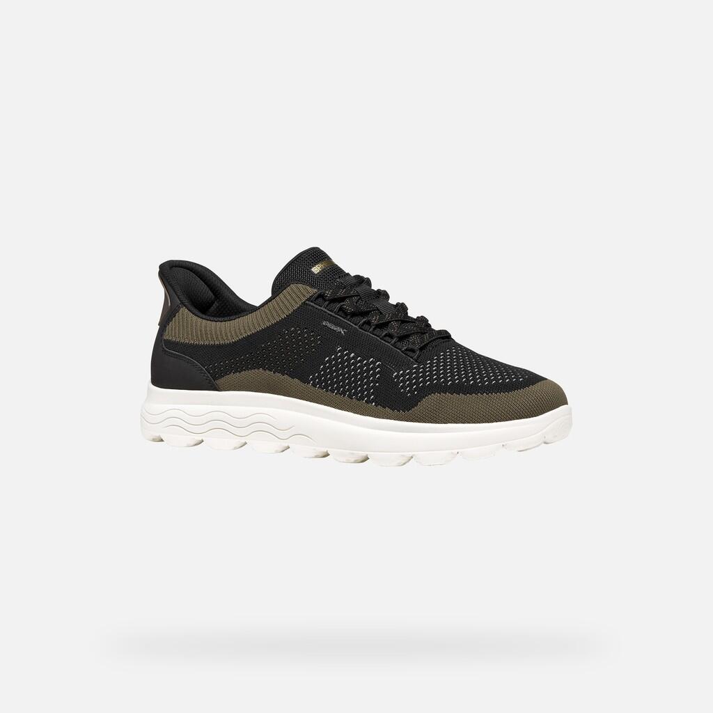Baskets Homme U SPHERICA PLUS Noir/Vert Militaire 3/7