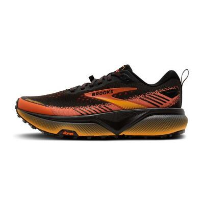 Scarpe running Uomo Cascadia 20 nero rosso arancio