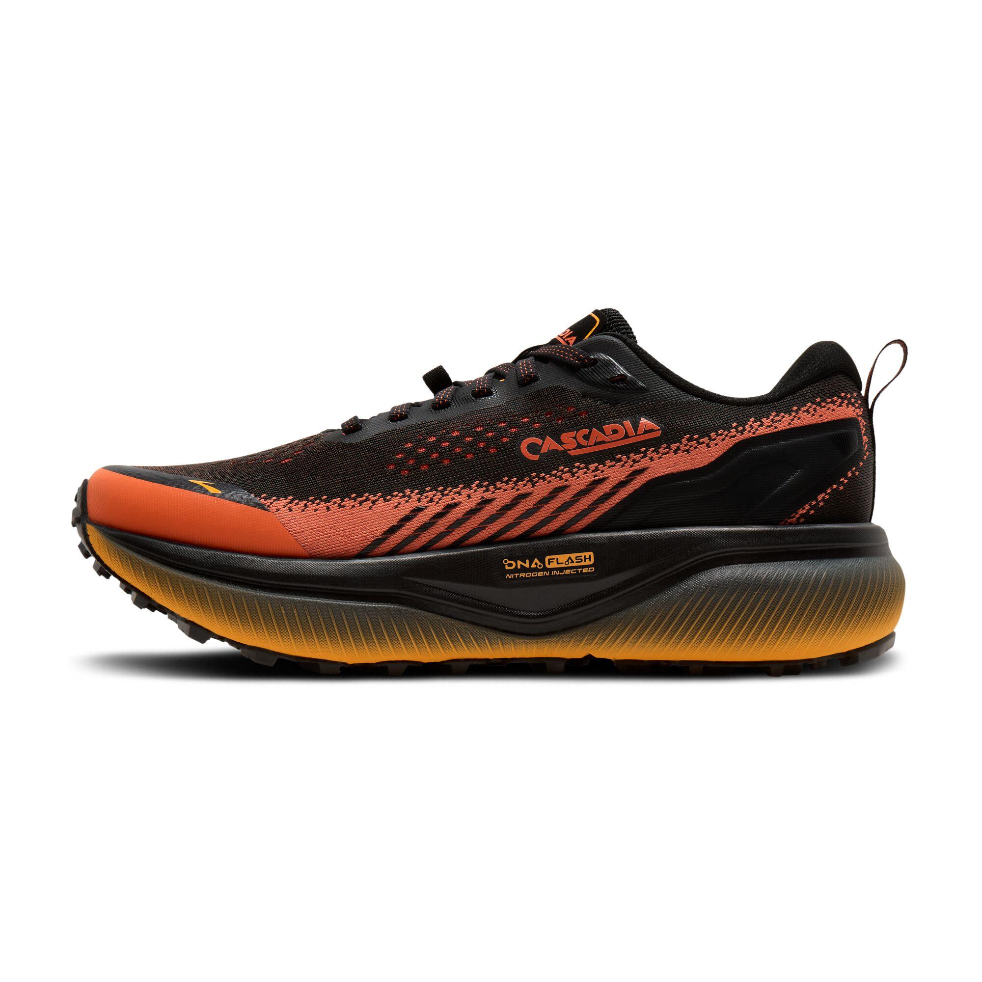 Chaussure de running Homme Cascadia 20 noir rouge orange 6/6