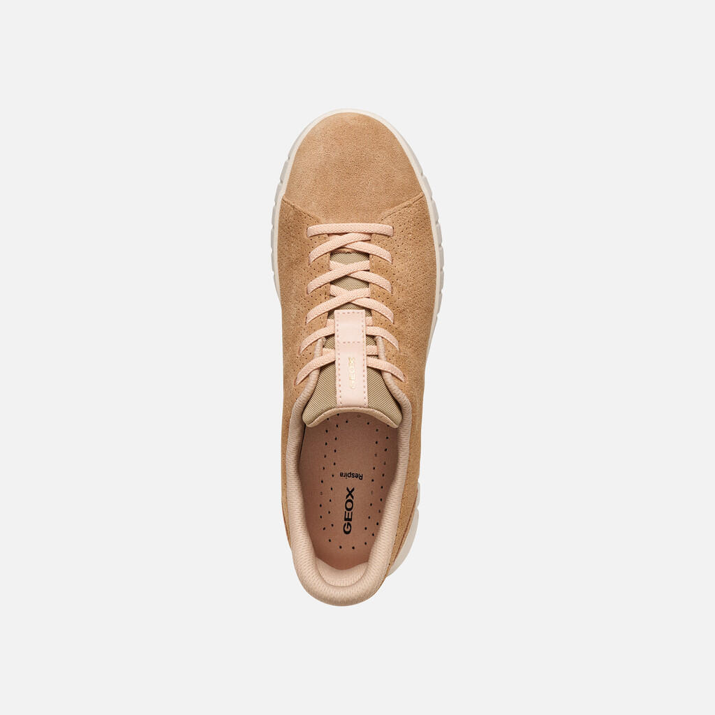 Baskets Femme FLEXTRIDE PLUS WOMAN Beige/Rose 6/7