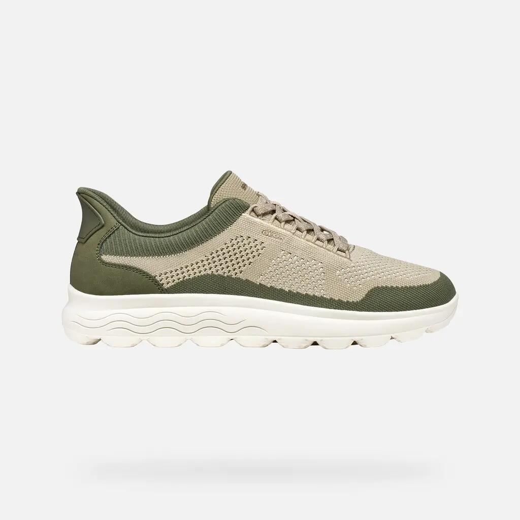 Baskets Homme U SPHERICA PLUS Vert Olive/Beige 2/7