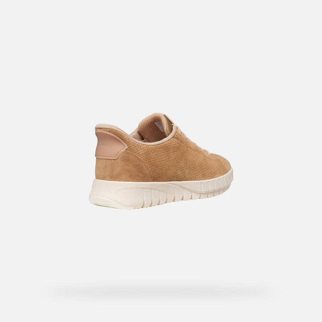 Baskets Femme FLEXTRIDE PLUS WOMAN Beige/Rose 5/7