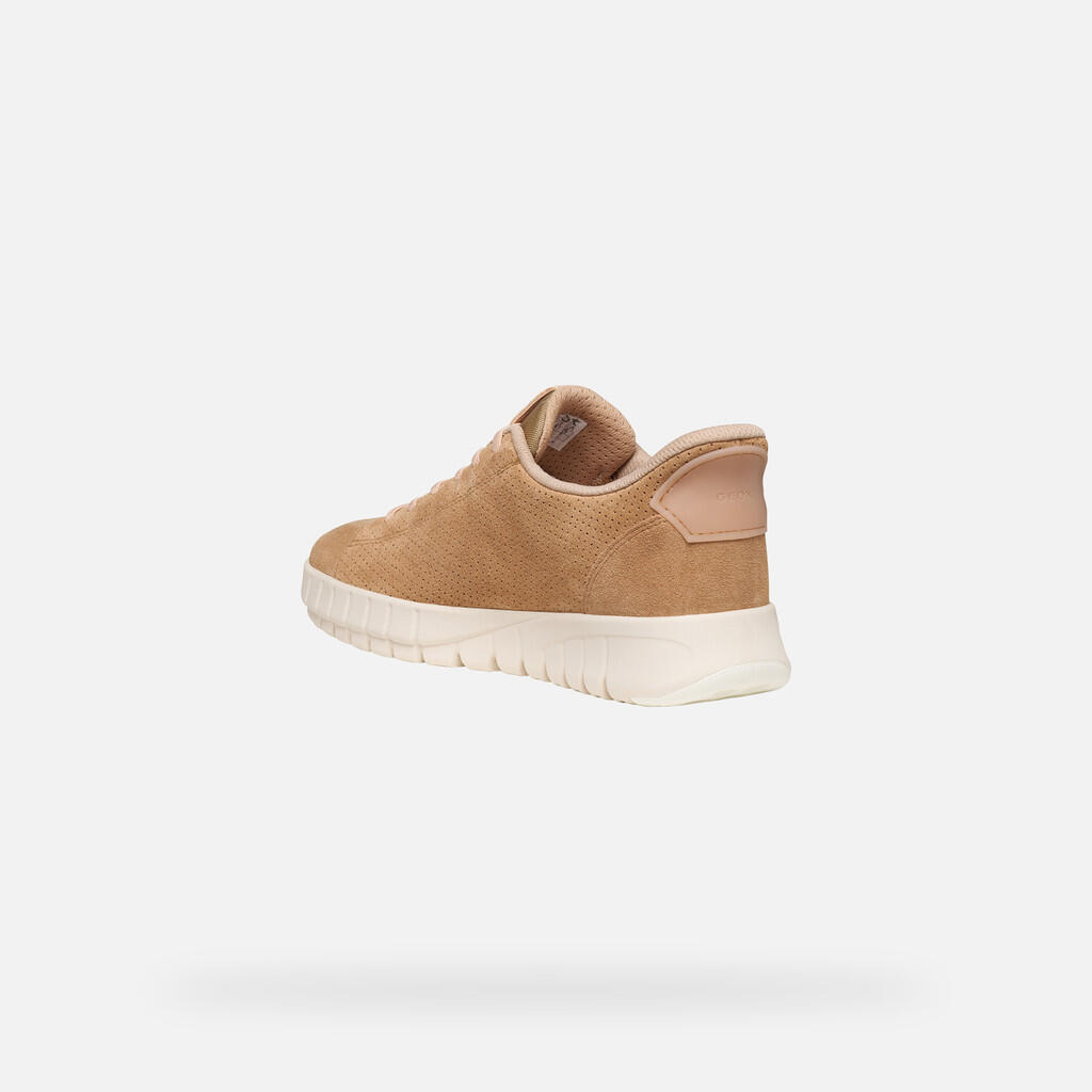 Baskets Femme FLEXTRIDE PLUS WOMAN Beige/Rose 4/7