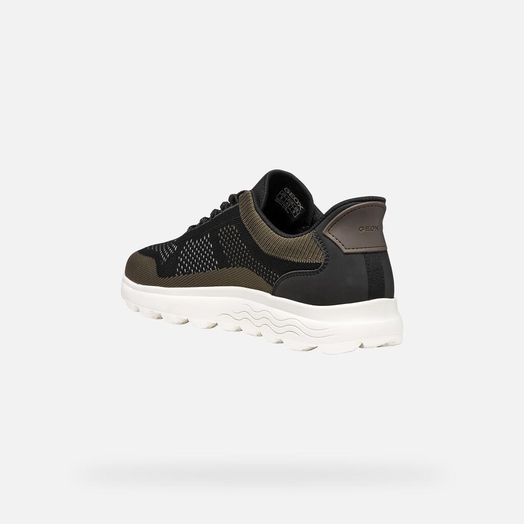 Baskets Homme U SPHERICA PLUS Noir/Vert Militaire 4/7