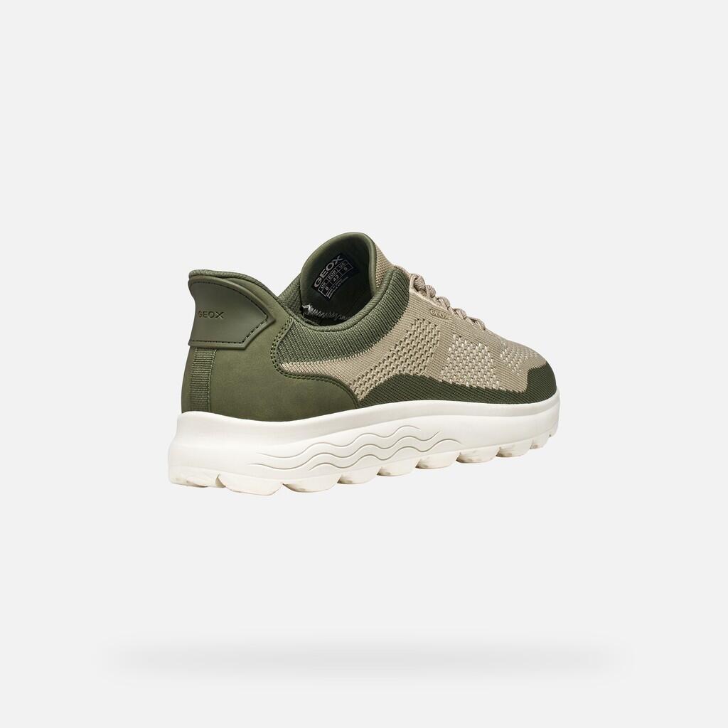 Baskets Homme U SPHERICA PLUS Vert Olive/Beige 5/7