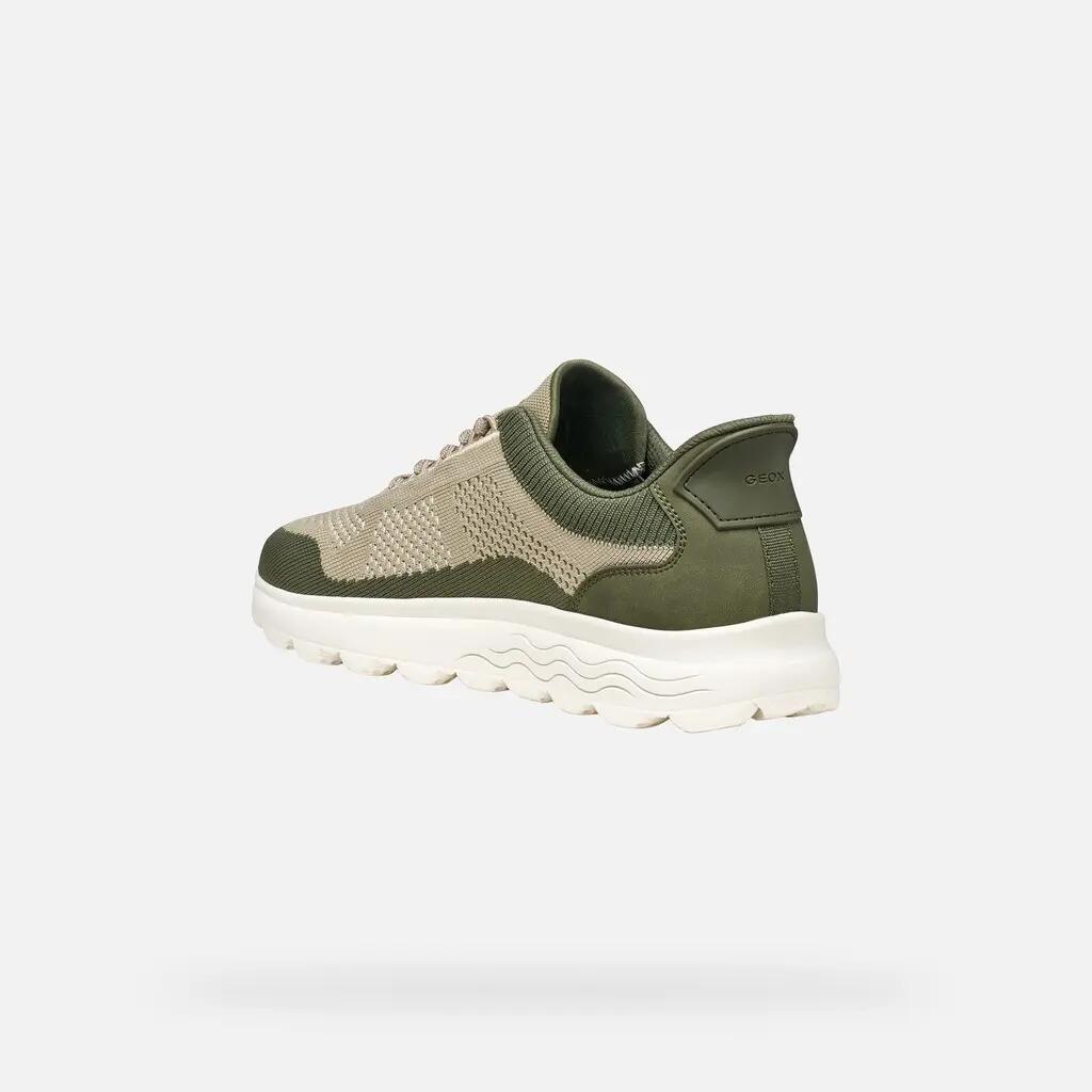 Baskets Homme U SPHERICA PLUS Vert Olive/Beige 4/7