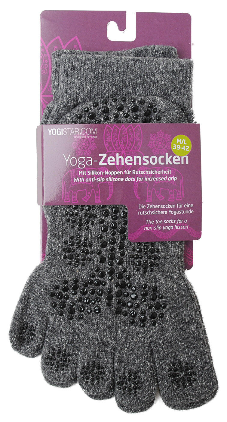 Yoga-Zehensocken - graphite 4/4