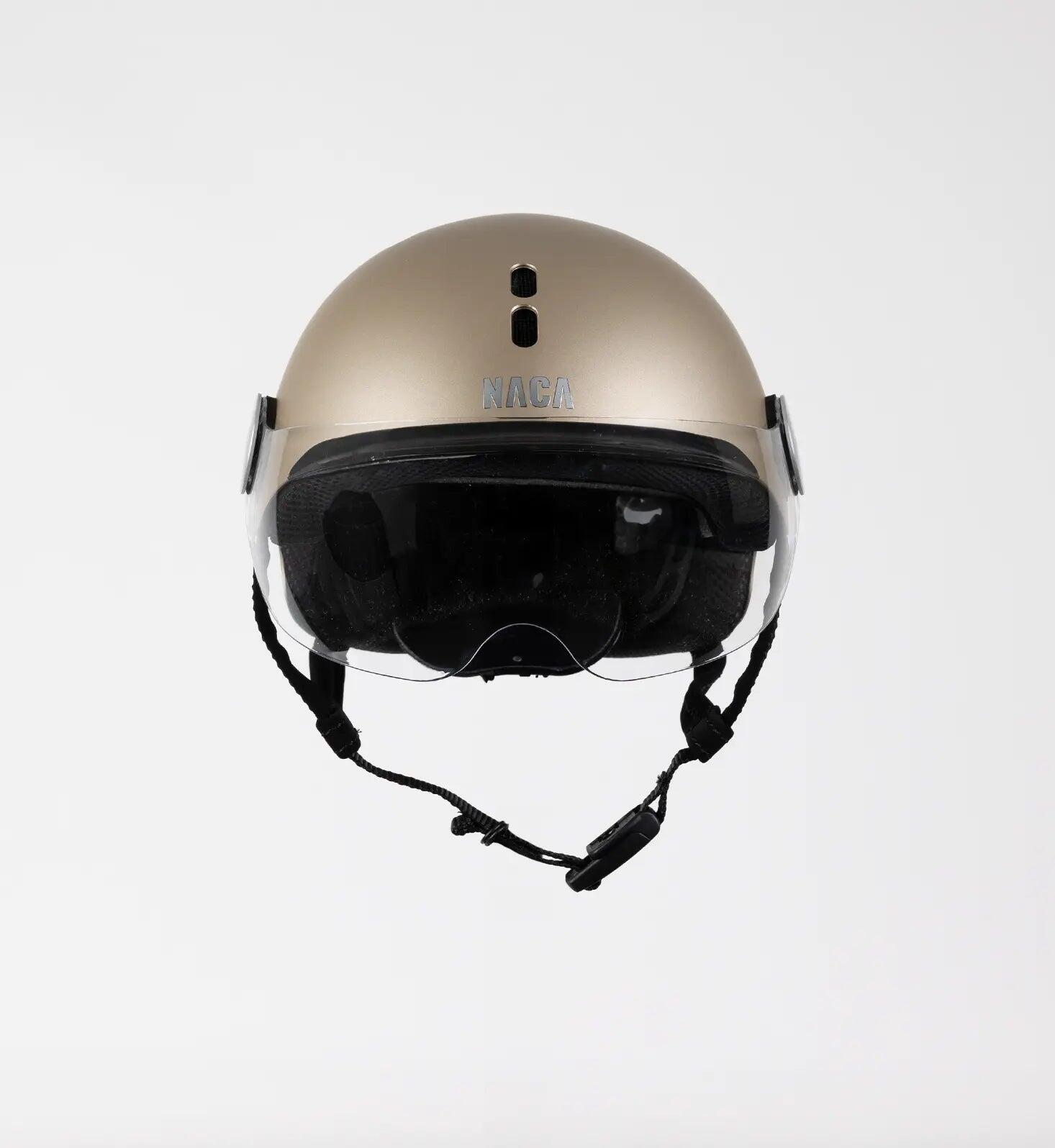 Casque vélo NACA DURGITEN® Écran transparent - Boucle magnétique FIDLOCK® 3/4