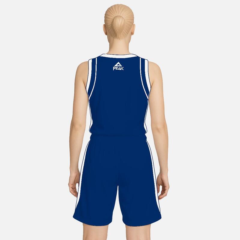 Set maiou/short baschet Dama PEAK Jump Albastru/Alb