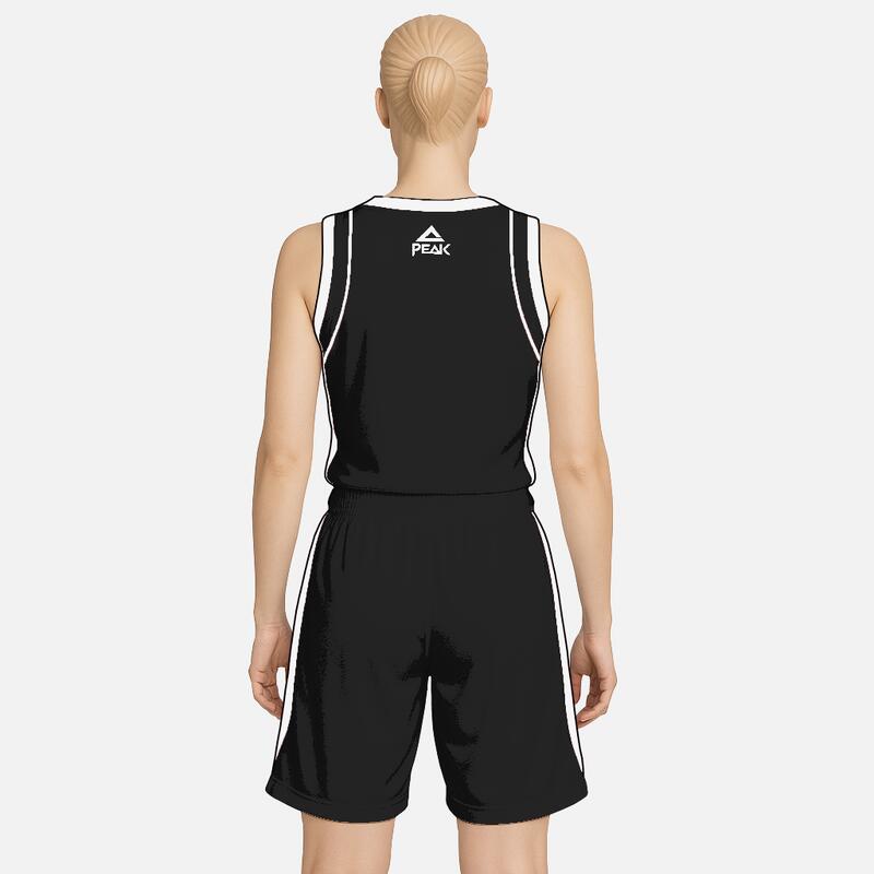 Set maiou/short Baschet Dama PEAK Jump Negru/Alb
