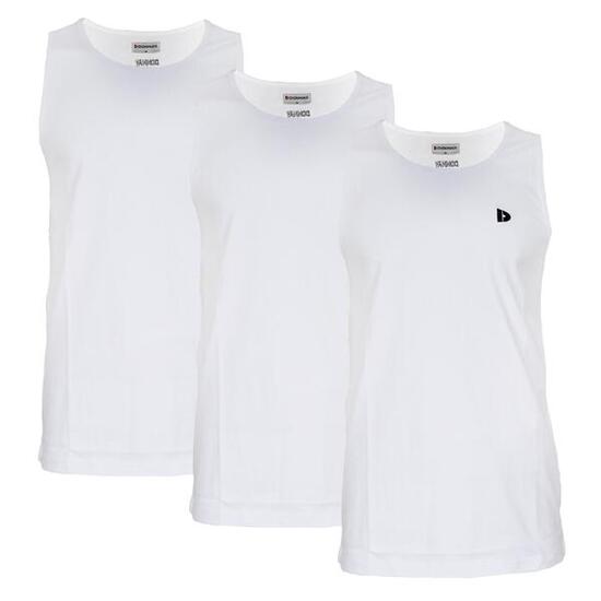 Lot de 3 débardeurs Donnay pour homme, 100% coton / Débardeur James.