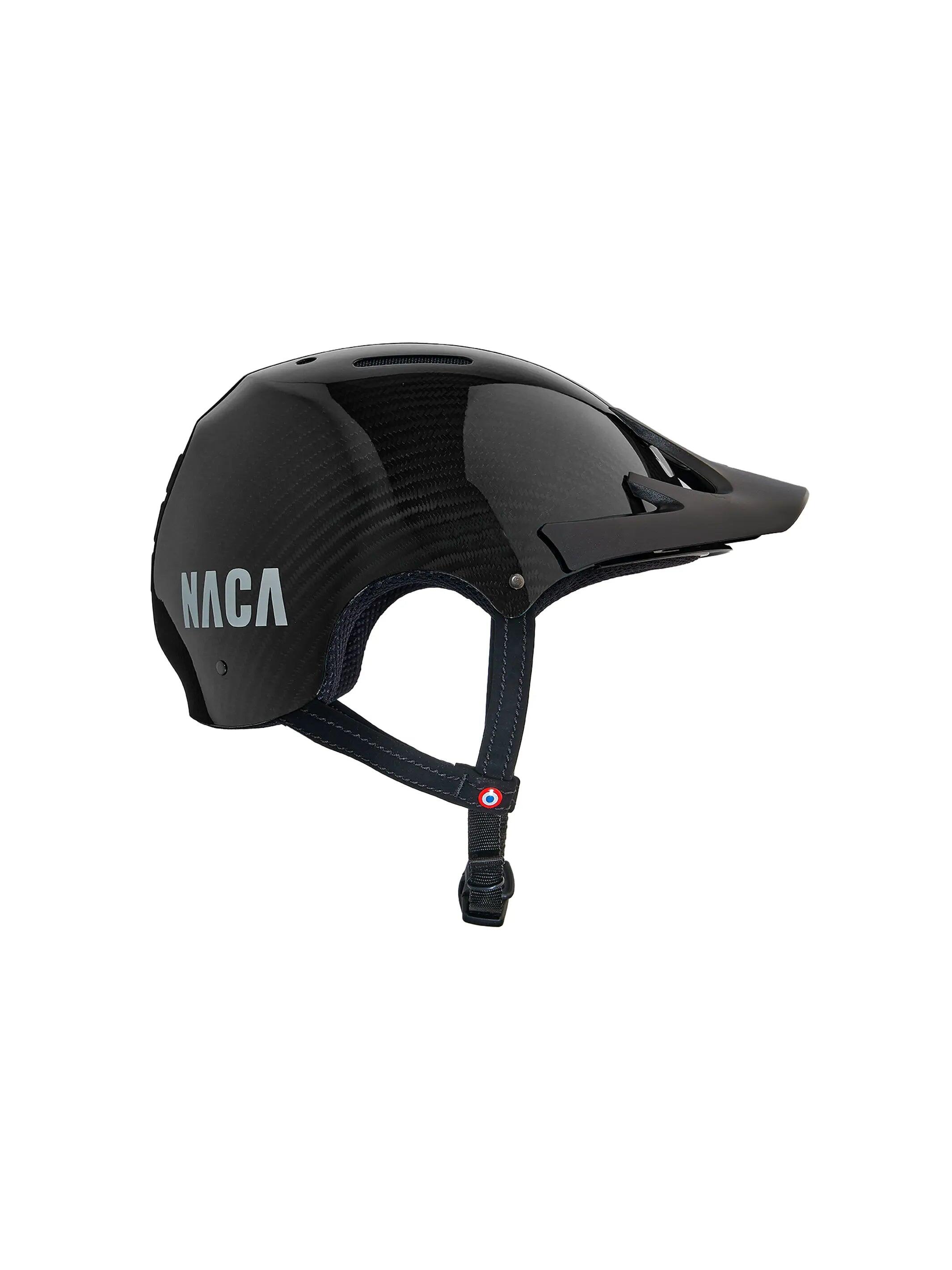 Casque vélo NACA CARBONE CANDY - Coque carbone, boucle magnétique FIDLOCK® 3/4