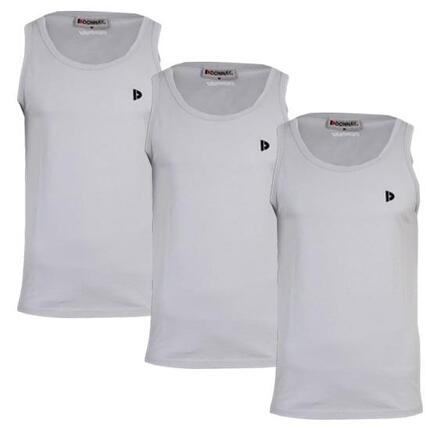 Lot de 3 débardeurs Donnay pour homme, 100% coton / Débardeur James.