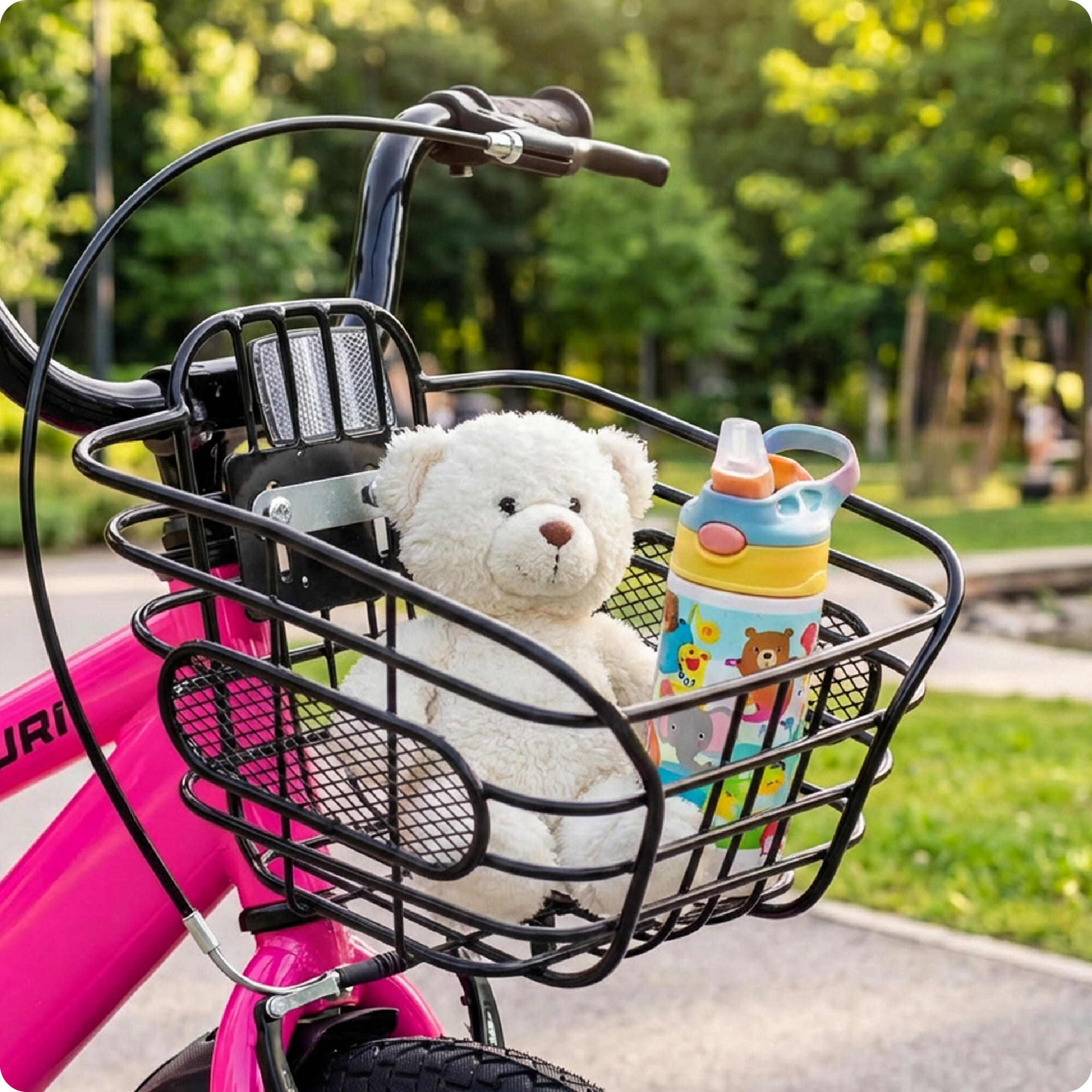 VOLTOURI BK03 kinderfiets, 14”, met zijwieltjes en duwstang 4/7