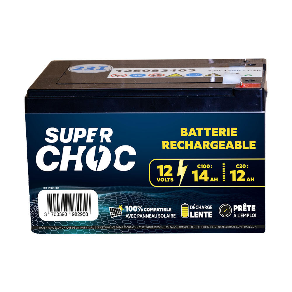 Batterie rechargeable 12V 14Ah SUPERCHOC 1/1