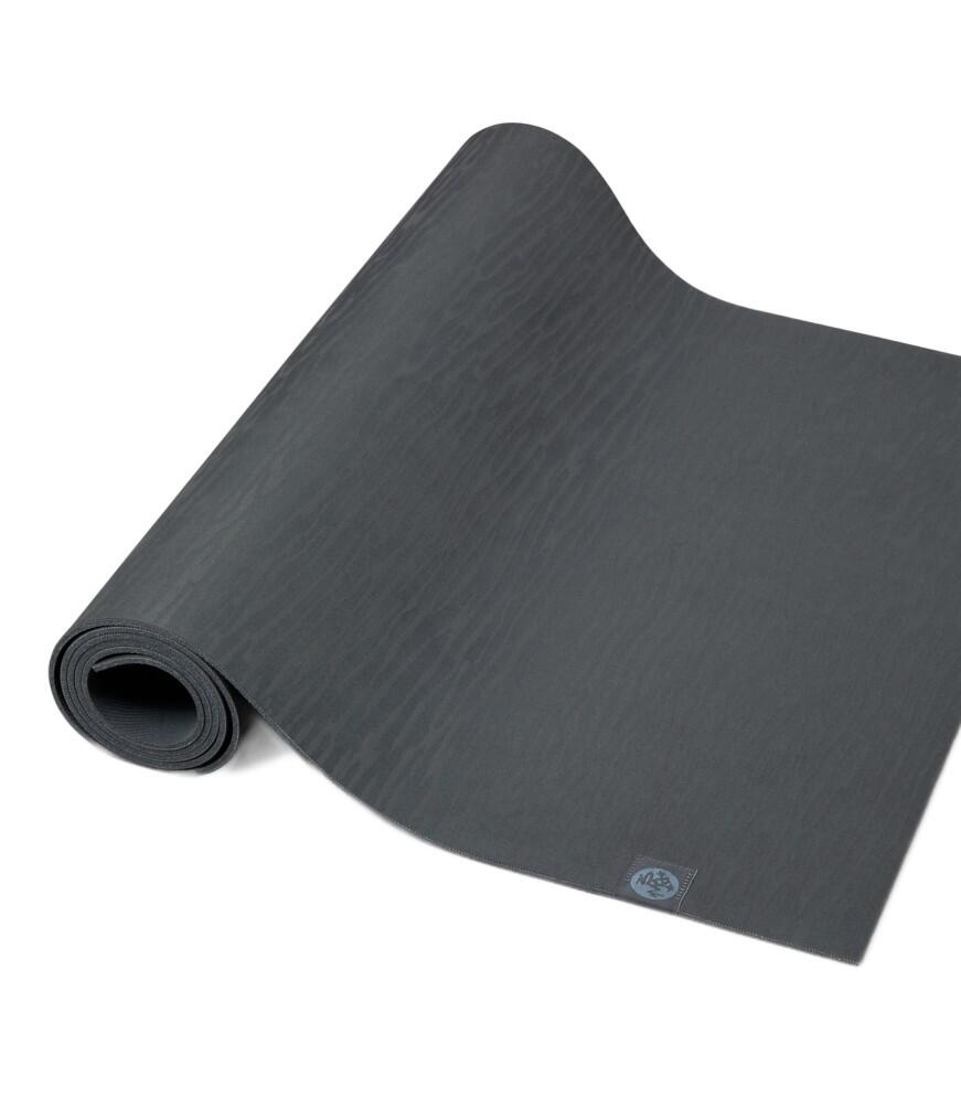 Manduka eKO Lite 4mm 3.0 rubberen yogamat - Houtskool 3/4