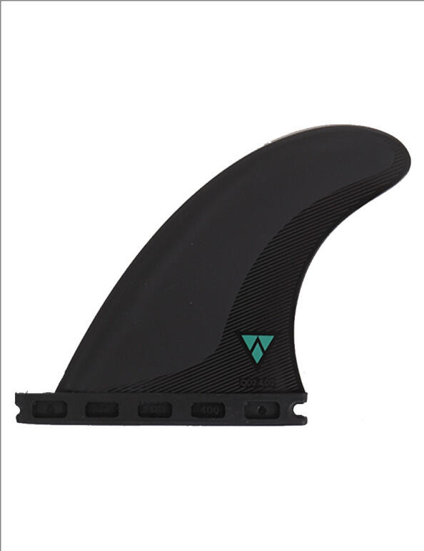 Futures F6 Alpha Tri-Quad Fins Medium - Carbon/Teal 4/4