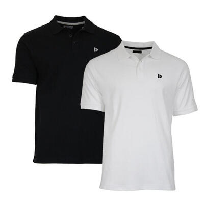 2-pack donnay heren polo pique shirt noah van 100% katoen