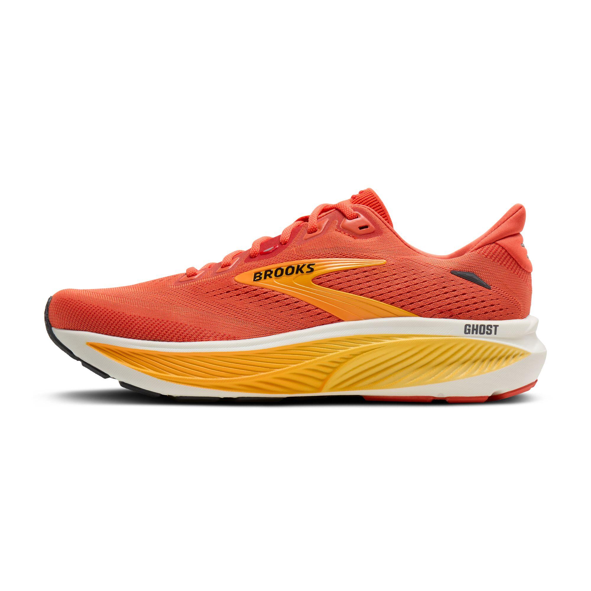 Chaussure de running Homme Ghost 18 orange rouge blanc 3/5