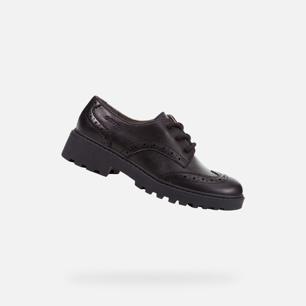 Chaussures Pour Uniforme Fille J CASEY GIRL Noir 1/7