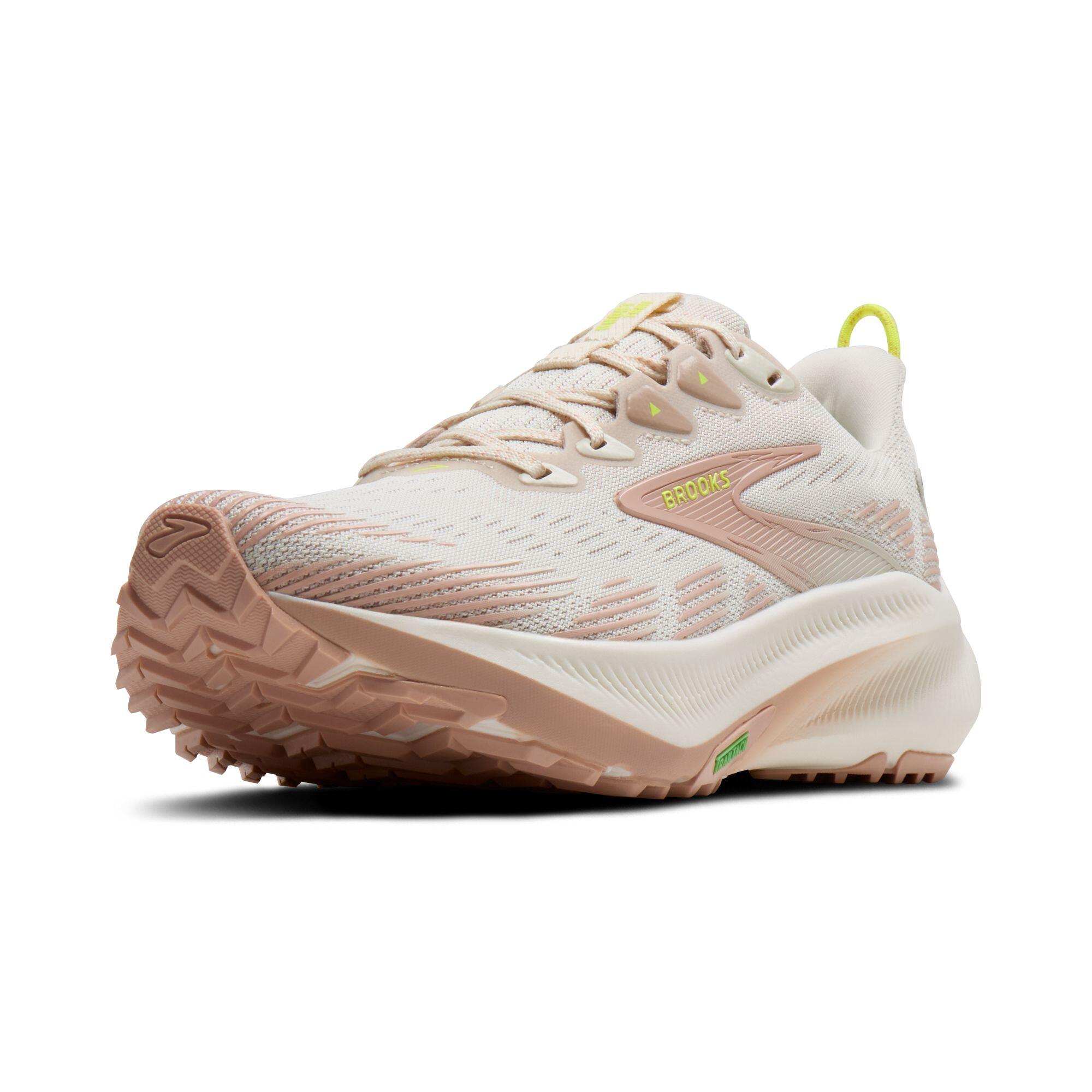 Zapatillas de running Mujer Ghost Trail beige topo beige amarillo 4/5