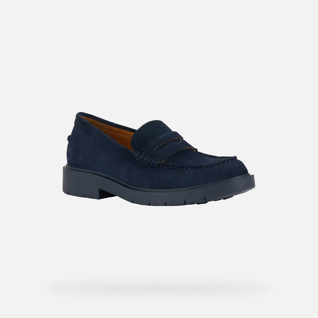 Mocassins Femme D SPHERICA EC1 B Bleu Marine 5/7