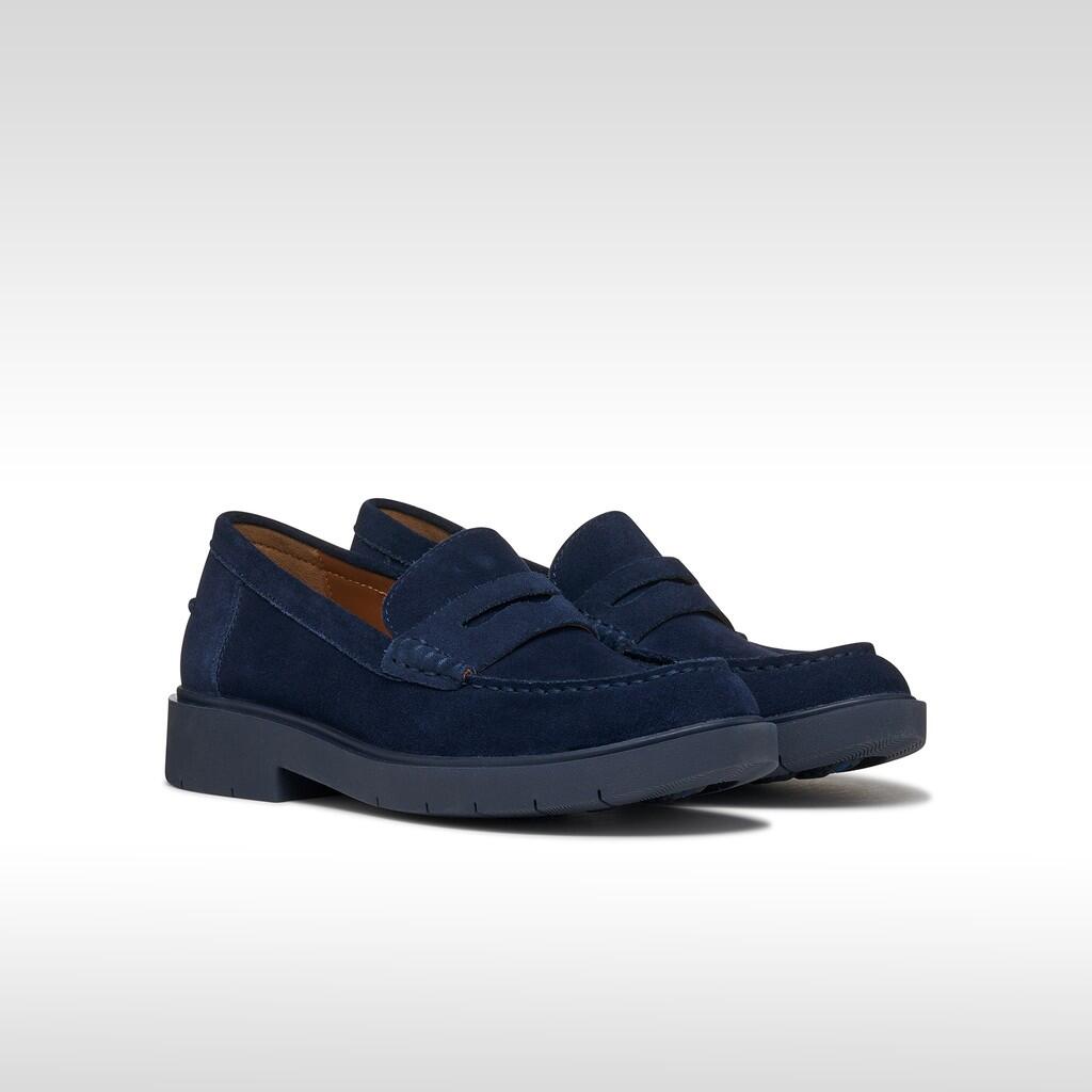 Mocassins Femme D SPHERICA EC1 B Bleu Marine 4/7