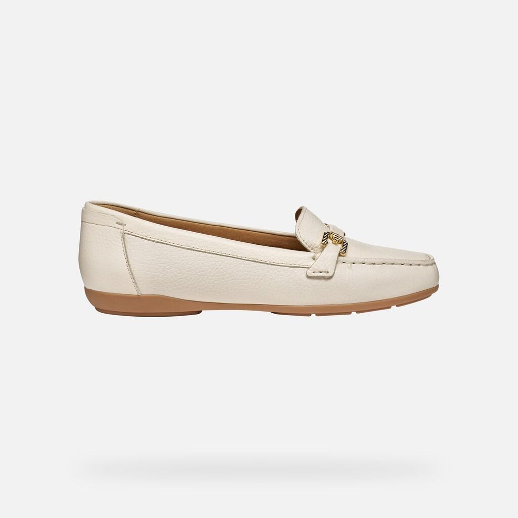 Mocassins Femme ANNYTAH MOC WOMAN Blanc Cassé 2/7